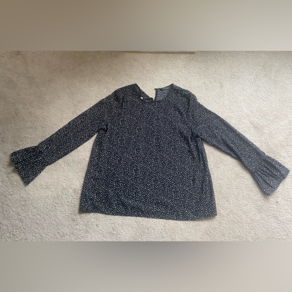 SHEIN polka dot blouse